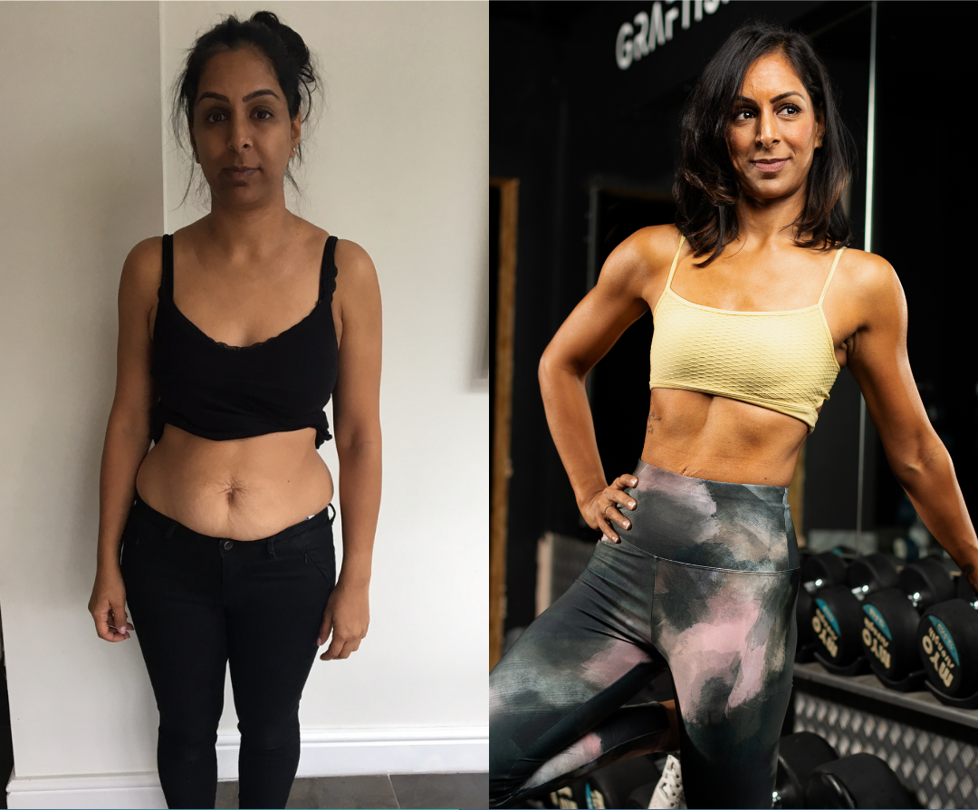 Sital Nakarja 40s, Business Owner & Mum of 2. From endless workouts to becoming stronger than ever, staying consistent through work travel, and building two successful businesses.